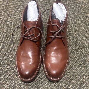 Cole Haan Men's Brown Leather Chukka Boots